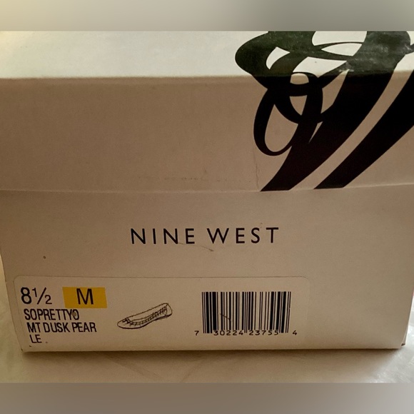 Nine West Leather Flats Beige Mt Dusk Pear Soprettyo Size 8.5 Shoes - Picture 13 of 13